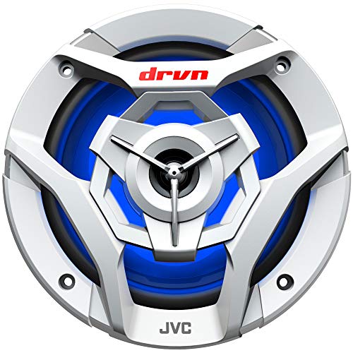 JVC CS-DR621MWL 6.5 Inch Car & Marine, Motor Sports, Car Audio Stereo 2- Way Speakers with Cool Built in RGB LED Lights, Weatherproof IPX5, 260 Watts, UV Protected Grills Included - White JVC CS-DR621MWL 6.5 Inch Car & Marine, Motor Sports, Car Audio Stereo 2- Way Speakers with Cool Built in RGB LED Lights, Weatherproof IPX5, 260 Watts, UV Protected Grills Included - White